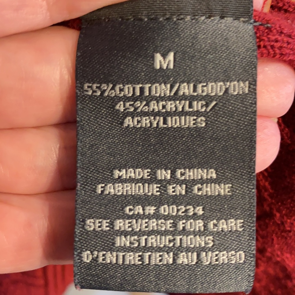 Just...Taylor Burgundy Knit Dress, M - Picture 9 of 10